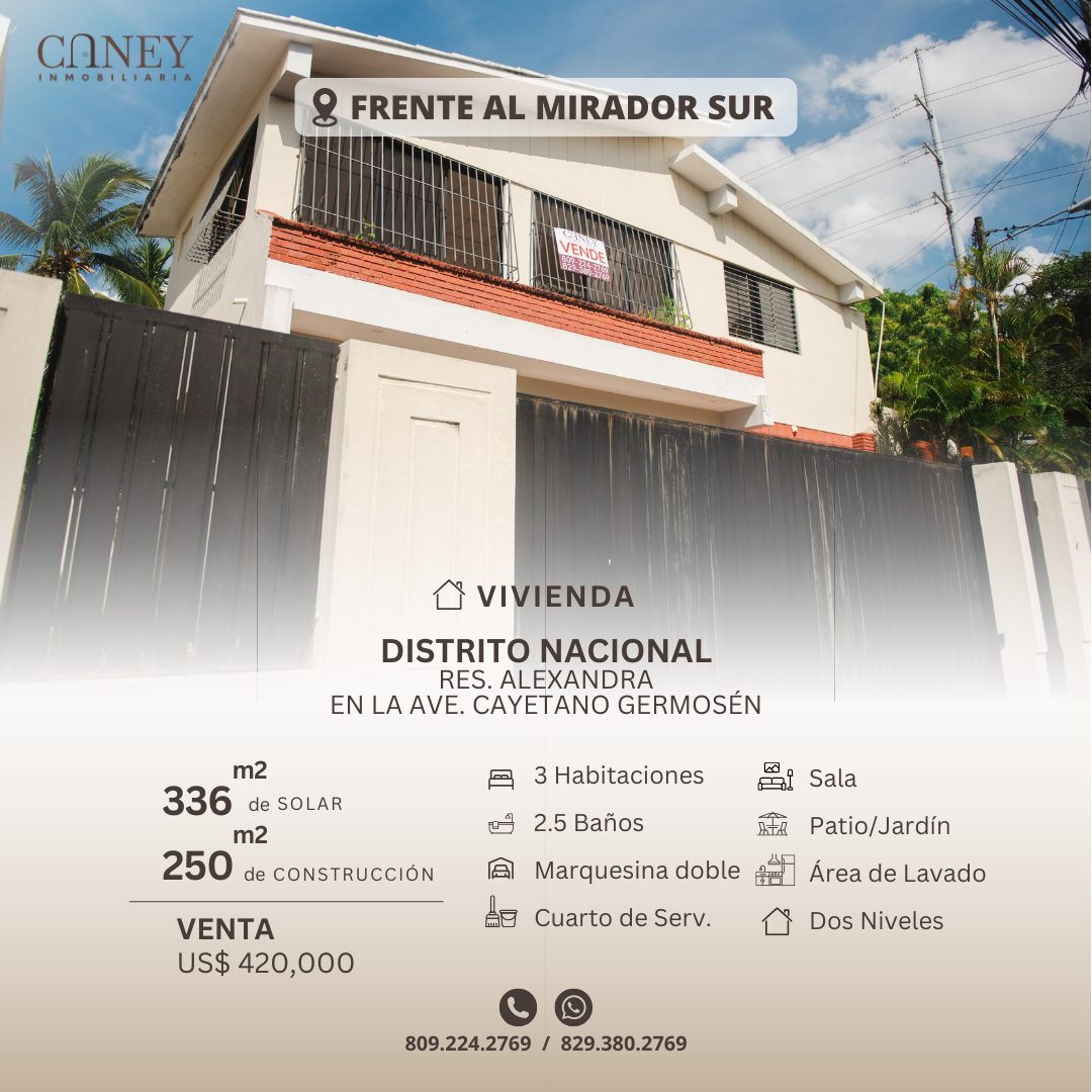 Vivienda Frente al Parque Mirador Sur